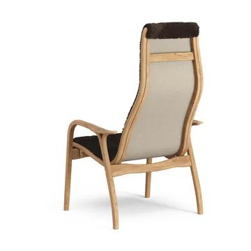 Lamino armchair - Sheepskin Espresso-oiled oak - Swedese