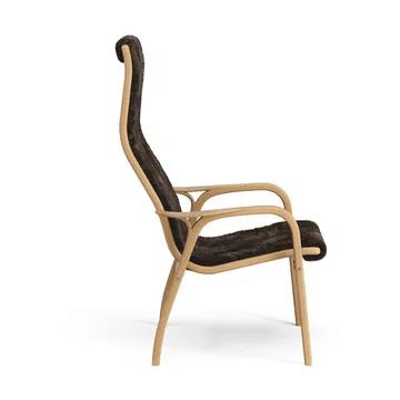 Lamino armchair - Sheepskin Espresso-oiled oak - Swedese