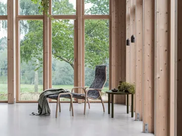 Lamino armchair - Sheepskin Espresso-oiled oak - Swedese
