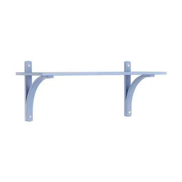 Levi shelf 1 shelf level - ILKE Blue-aluminium, 90 cm - Swedese