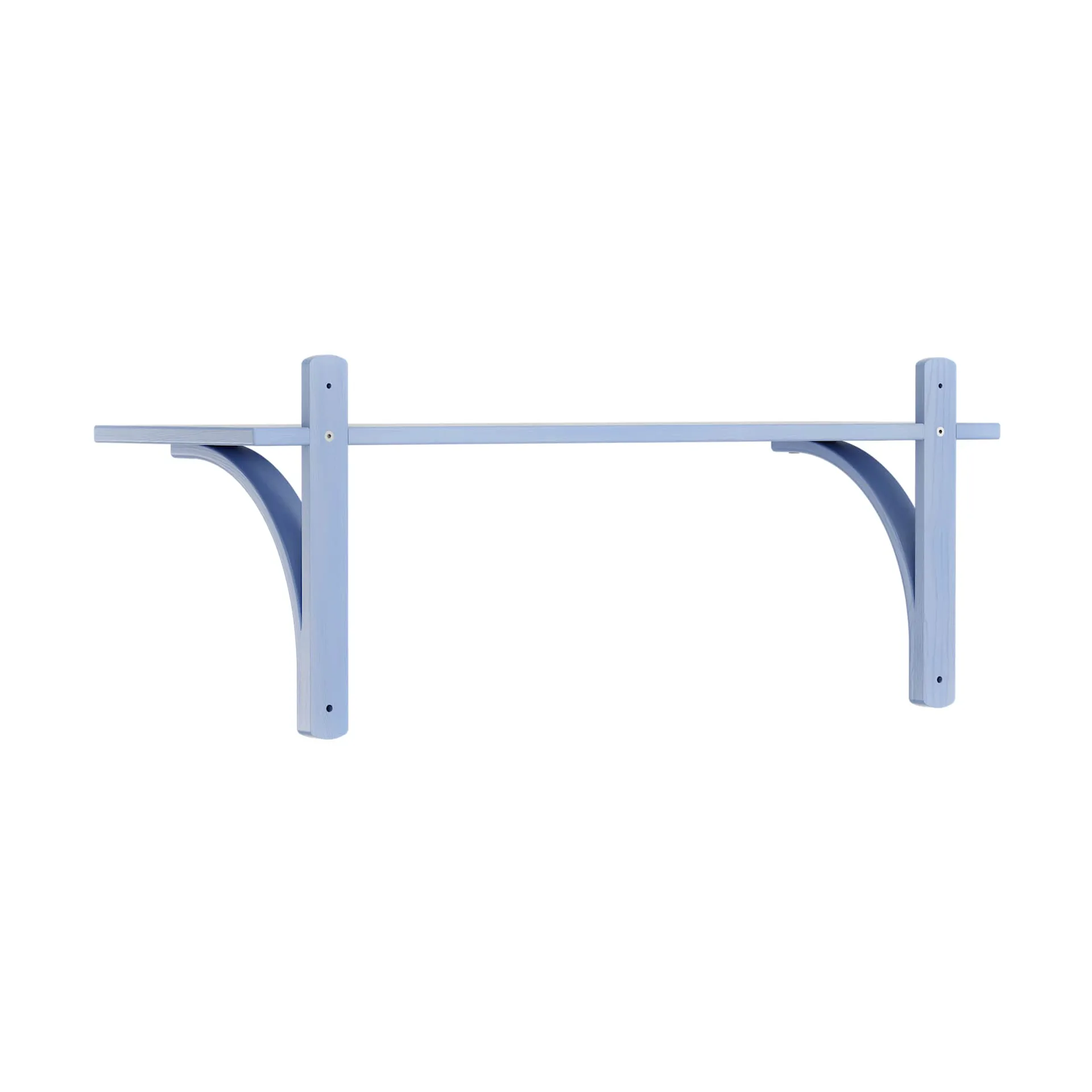 Levi shelf 1 shelf level, ILKE Blue-aluminium, 90 cm Swedese