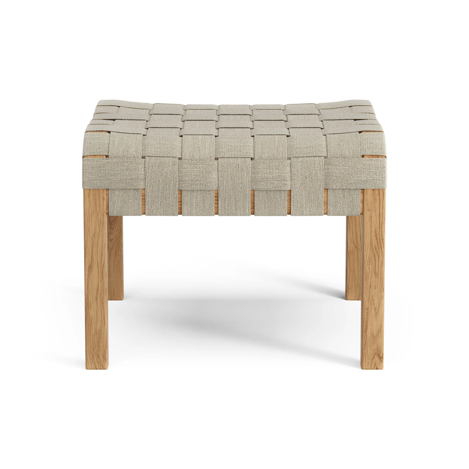 Primo foot stool oiled oak, Natural Swedese