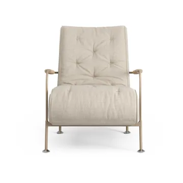 Serpentine armchair - Fabric Romo Linara Rye-nutmeg-Tärnsjö Nature - Swedese