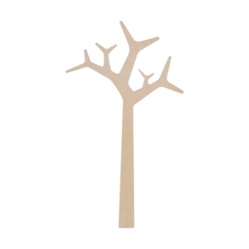 Tree wall wall-mounted coat hanger Special Edition 134 cm - White pigmented pine - Swedese