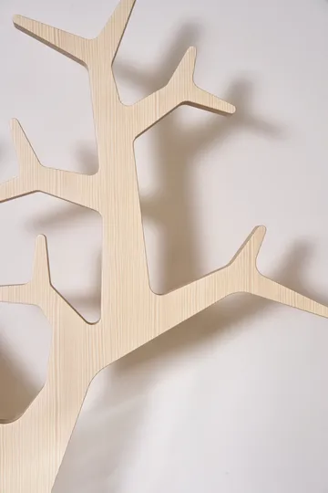 Tree wall wall-mounted coat rack Special Edition 194 cm - White pigmented pine - Swedese