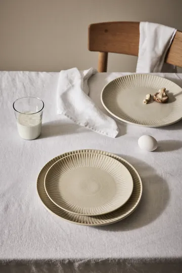 Granada plate Ø22 cm - Cream white-beige - Tell Me More