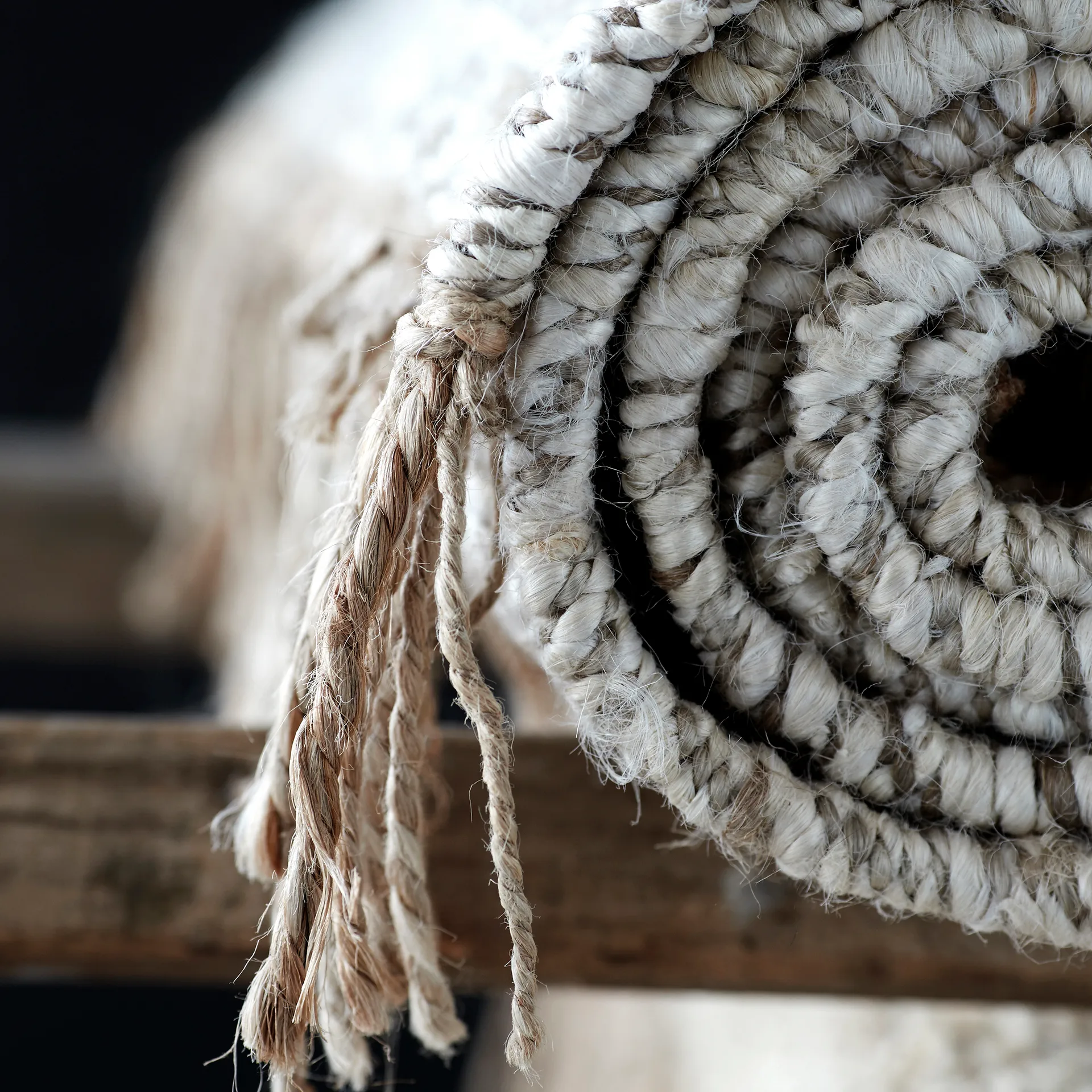 Hemp rug nature-white, 200x300 cm Tell Me More
