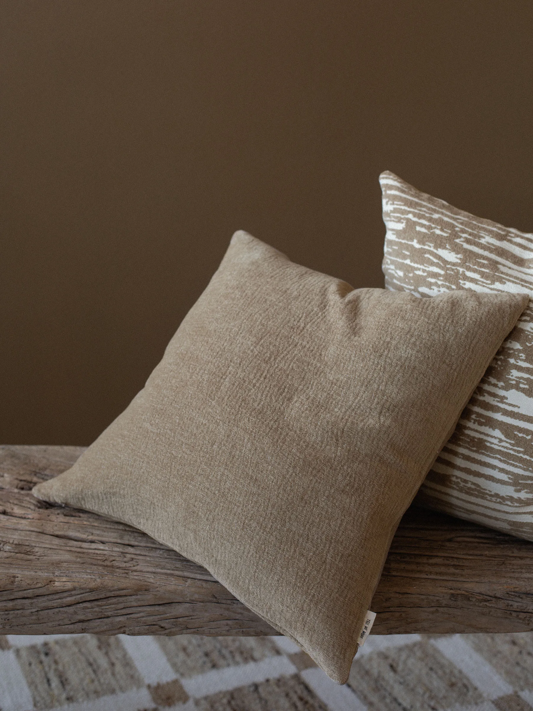 Matteo cushion cover 50x50 cm, Beige Tell Me More