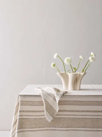 Noah tablecloth - Beige stripe, 145x330 cm - Tell Me More