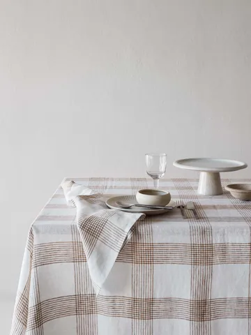Odette cloth napkin - Brown, 45x45 cm - Tell Me More