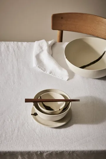 Toledo side plate Ø17.5 cm - Off-white - Tell Me More