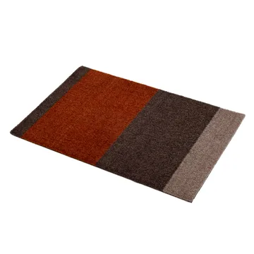 Stripes doormat horizontal - Brown-terracotta. 40x60 cm - tica copenhagen