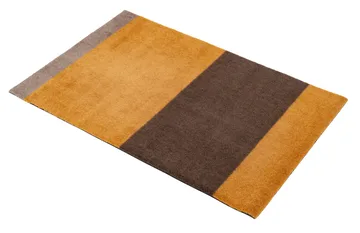 Stripes doormat horizontal - Dijon-brown-sand. 60x90 cm - tica copenhagen