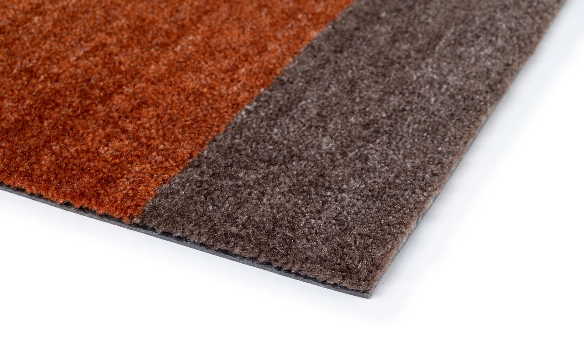 Stripes hallway rug horizontal, Brown-terracotta67x120 cm tica copenhagen