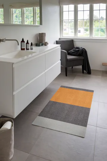 Stripes hallway rug horizontal - Grey-grey-dijon. 67x120 cm - tica copenhagen