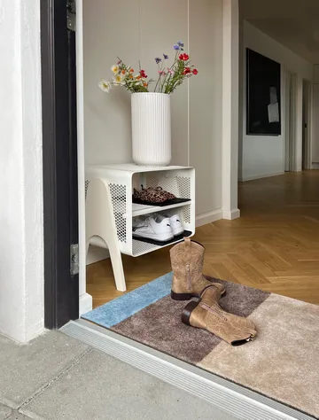 Stripes hallway rug horizontal - Ivory-sand-blue, 67x120 cm - tica copenhagen