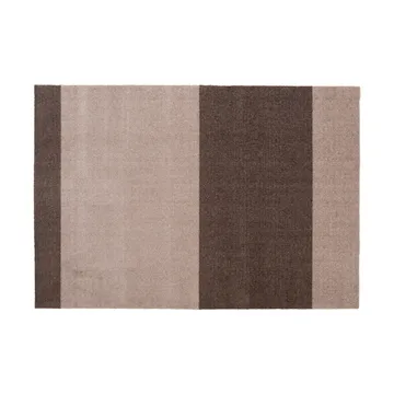 Stripes hallway rug horizontal - Sand-brown. 90x130 cm - tica copenhagen