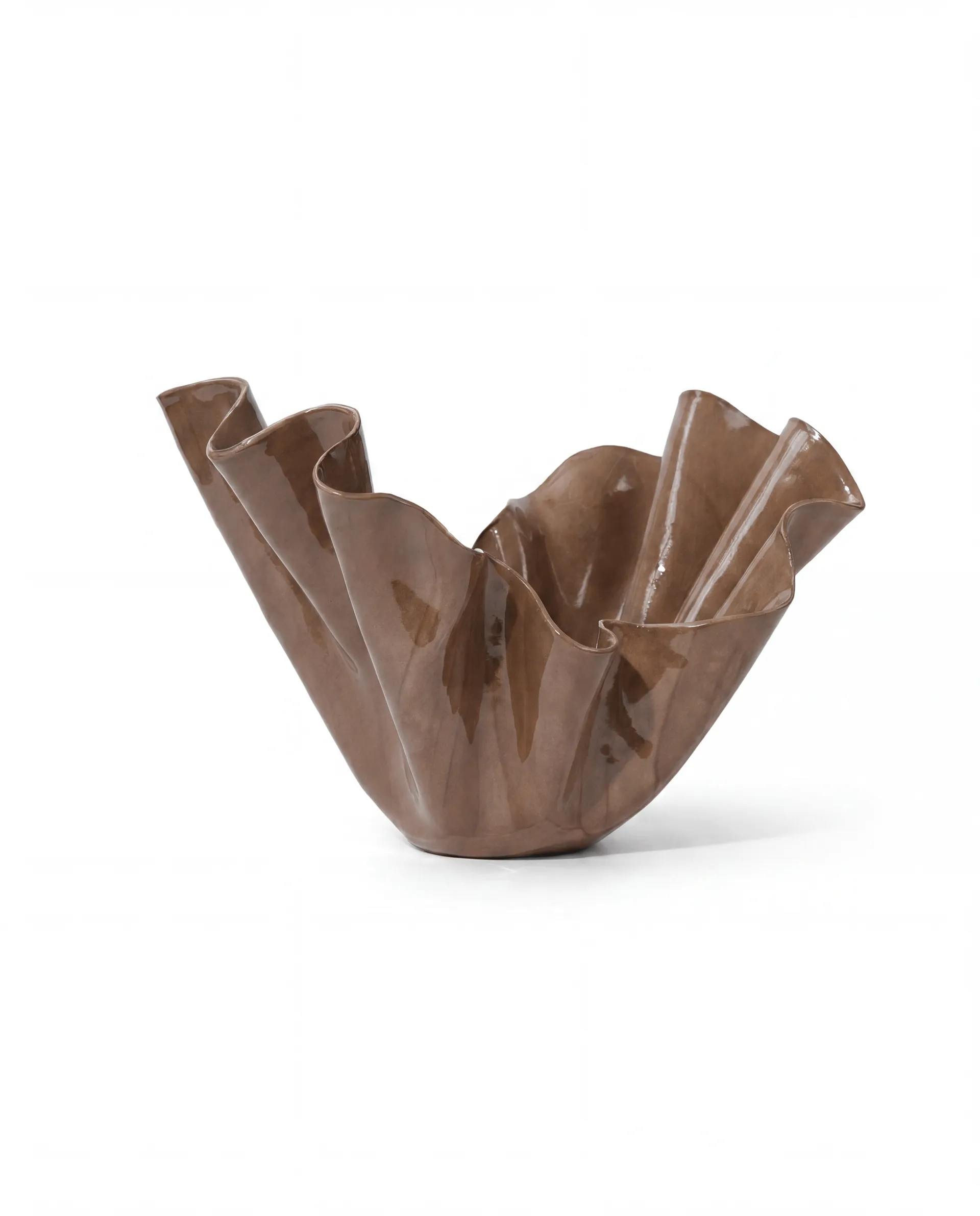 Amnell sculpture, Brown, 39x25 cm Tinted