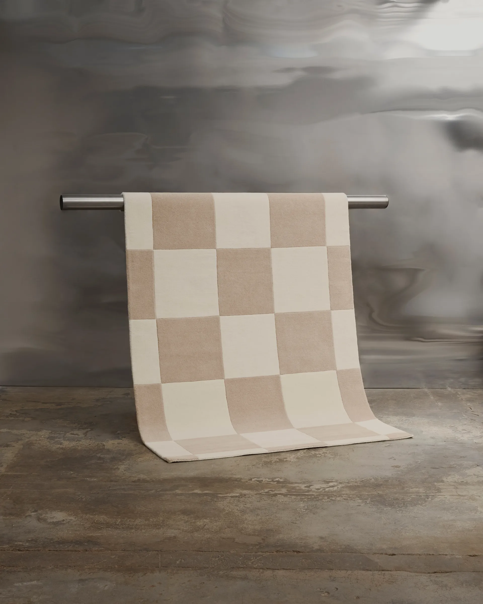 Hafstrom wool carpet 170x240 cm, Beige-white Tinted