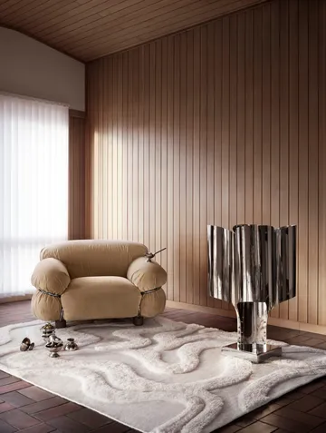 Norlander wool carpet 210x300 cm - Offwhite - Tinted
