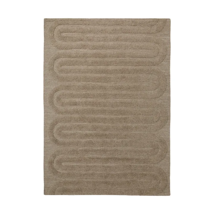 Riklund wool carpet 160x230 cm - Beige-melange - Tinted