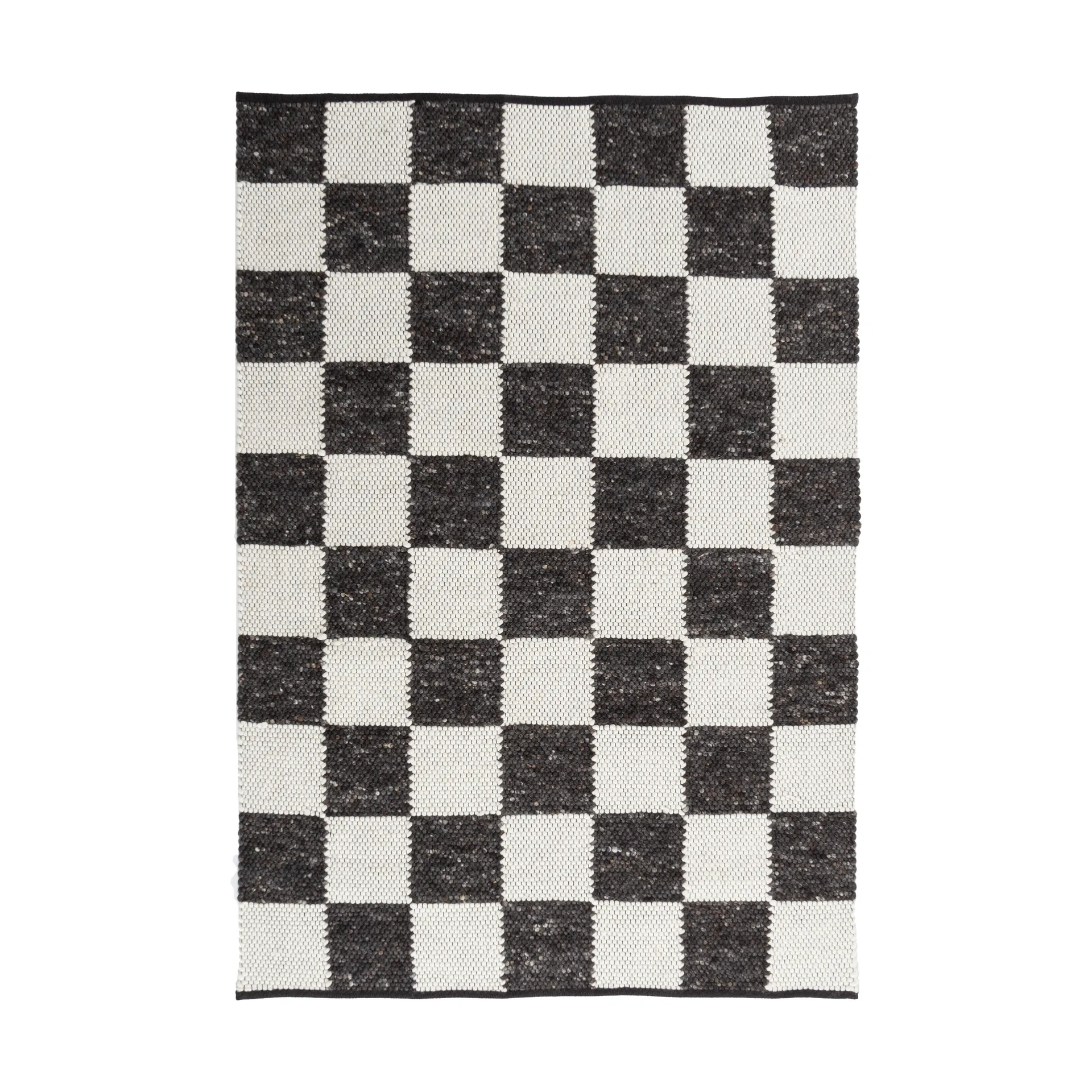Gotland Design rug Special Edition, Anthracite-white nr. 2428, 90x180 cm Tisca