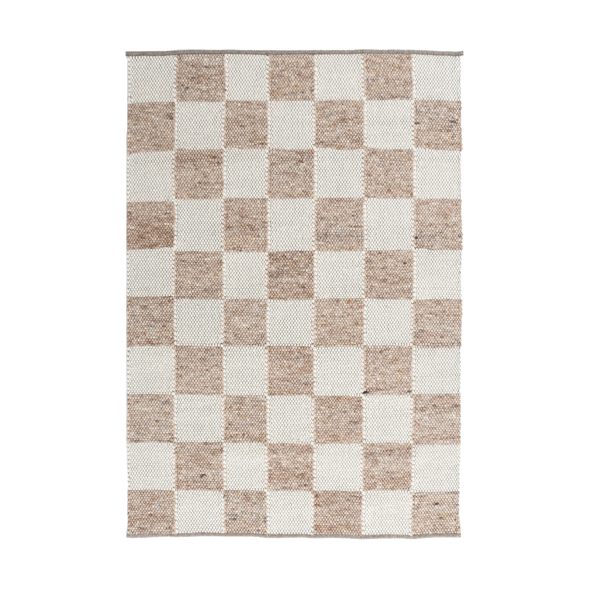 Gotland Design rug Special Edition, Light brown-white no. 2412, 170x240 cm Tisca