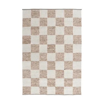 Gotland Design rug Special Edition - Light brown-white nr. 2412, 70x140 cm - Tisca