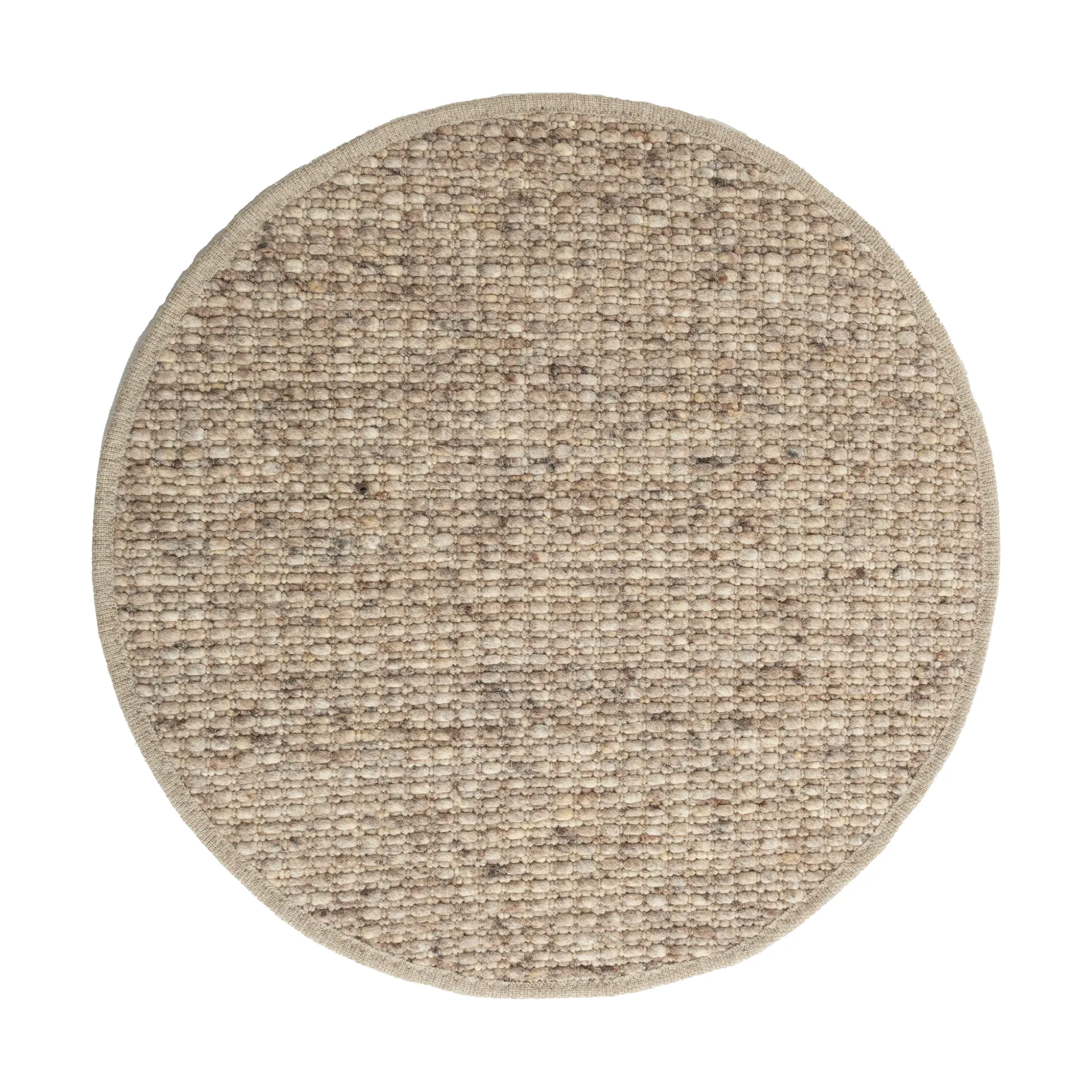 Greenland Swift round rug, Macchiato no. 125, Ø170 cm Tisca