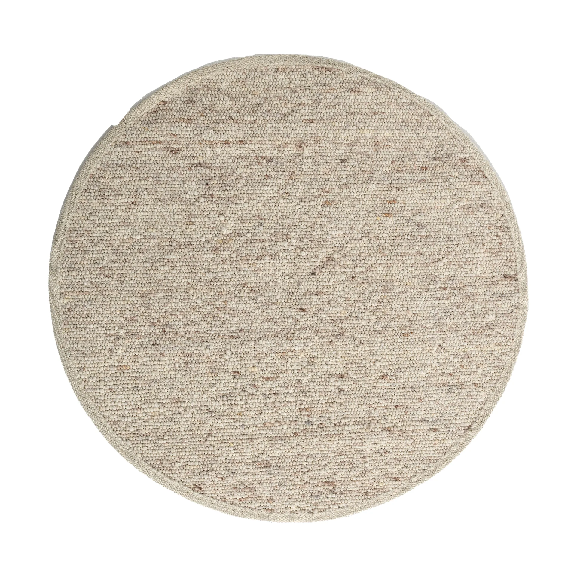Sierrafil round rug, Ecru no 32, Ø250 cm Tisca