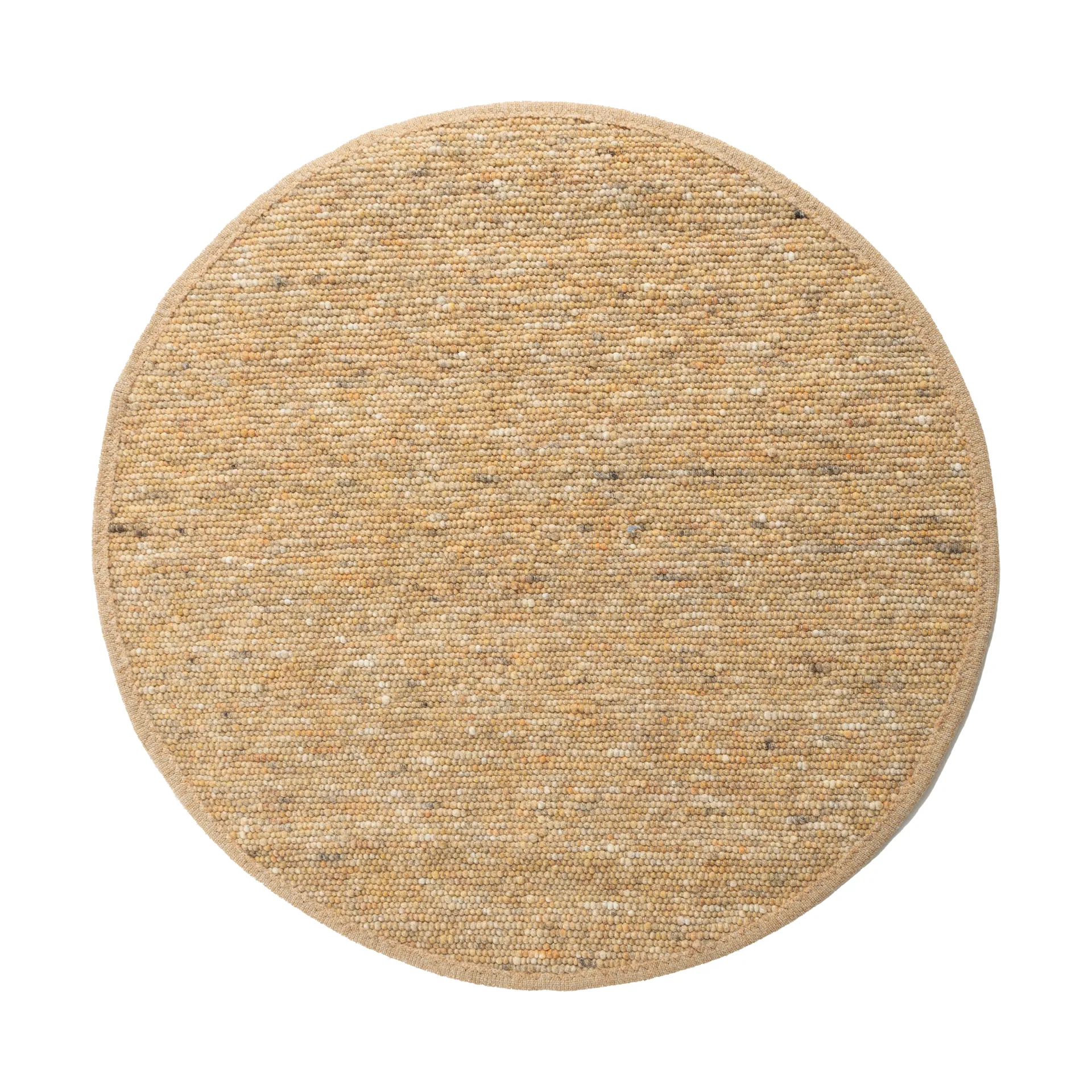 Sierrafil round rug, Gold no. 261, Ø200 cm Tisca