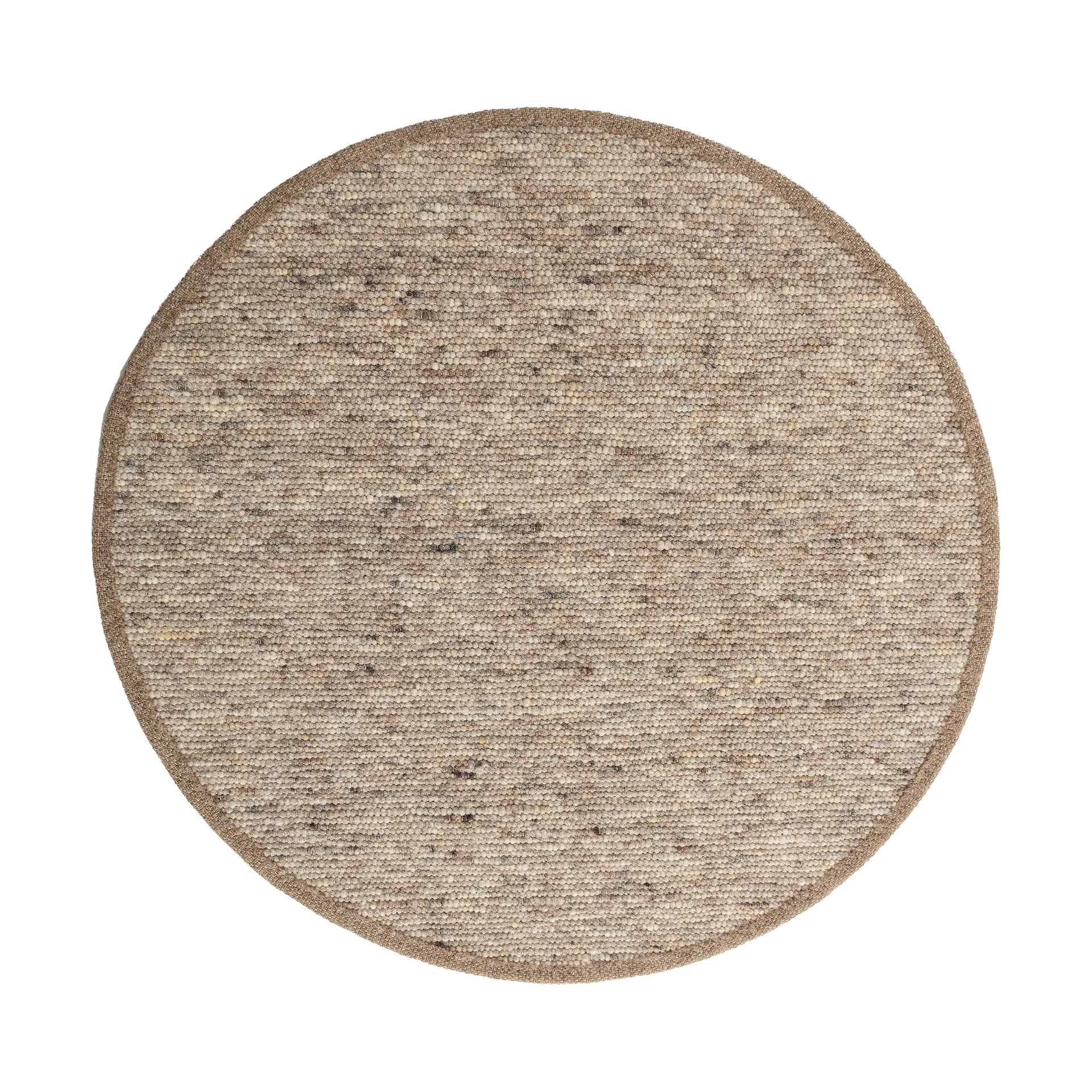 Sierrafil round rug, Macchiato no. 125, Ø170 cm Tisca