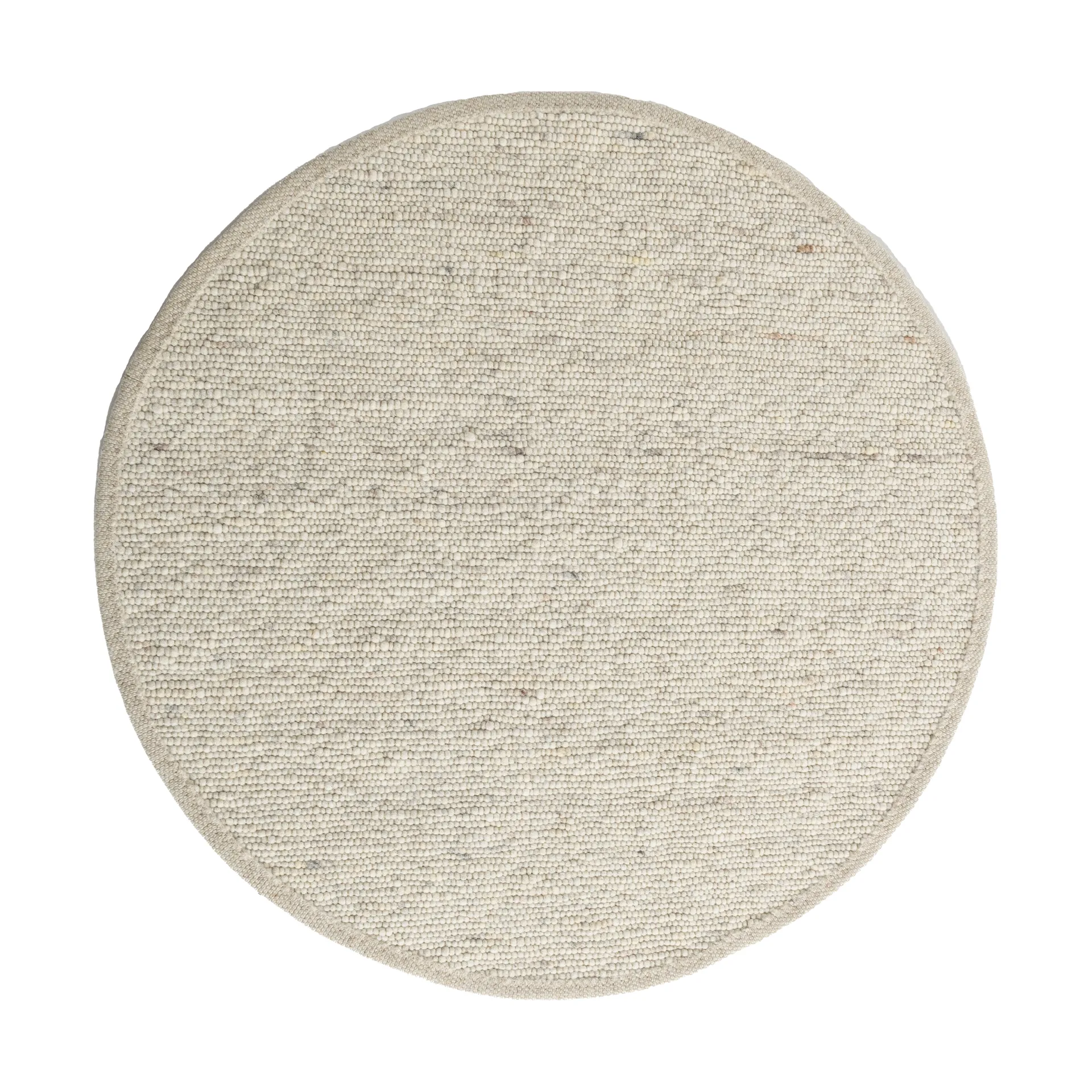 Sierrafil round rug, Natural white no. 11, Ø170 cm Tisca