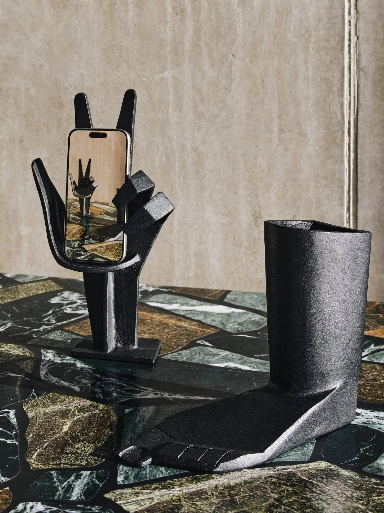Cast iron handle, Black, 29.8x6.5 cm Tom Dixon