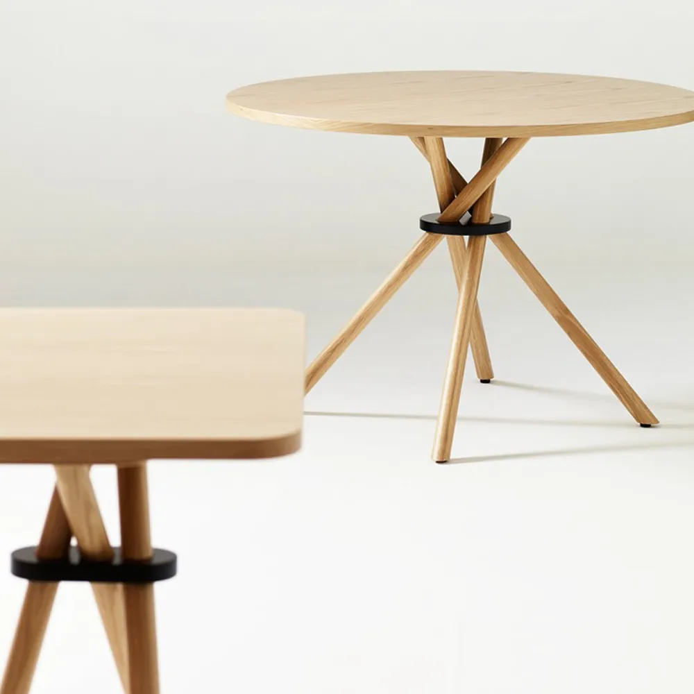 Flash coffee table Ø60 cm, Copper-brass stand Tom Dixon