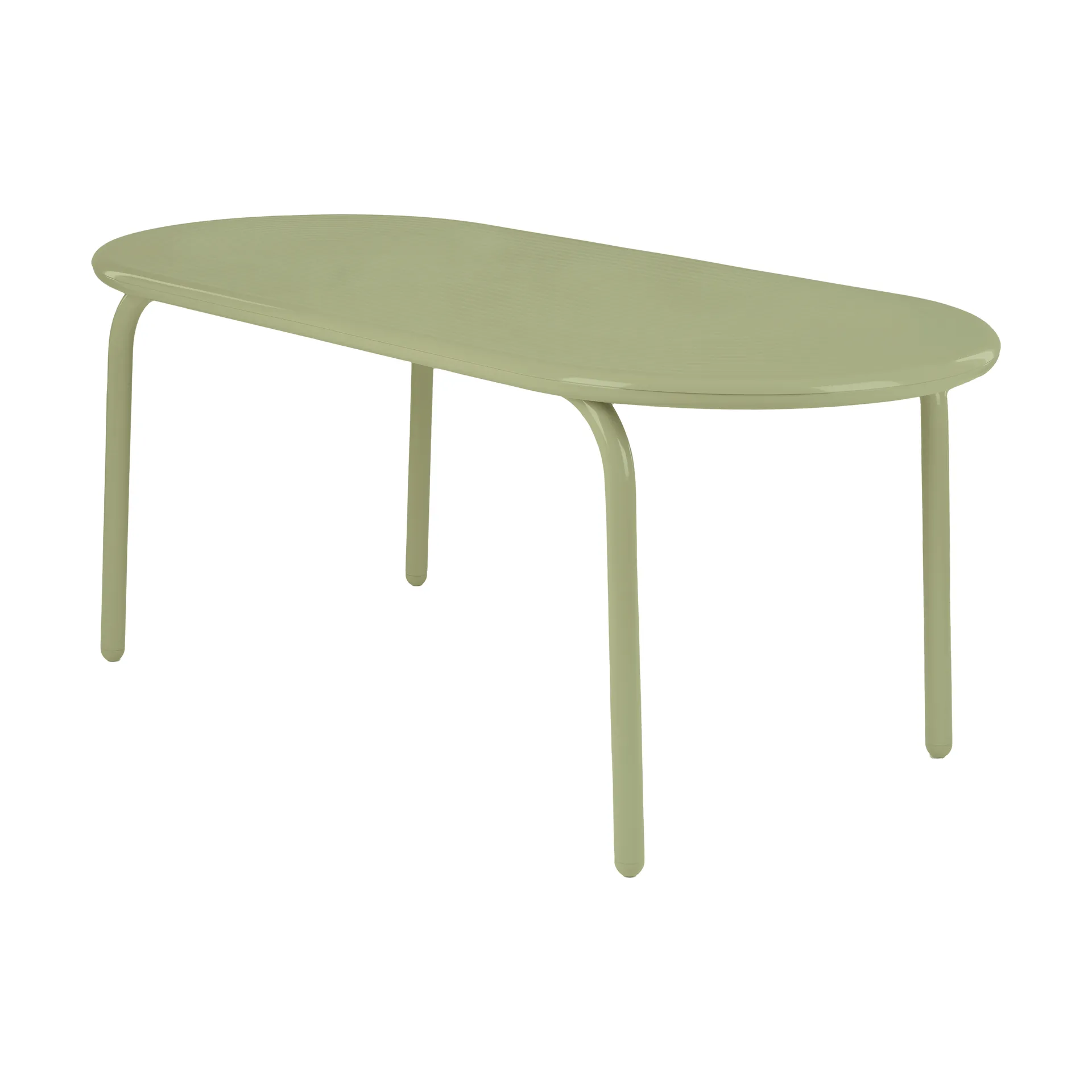Groove Obround dining table - Moss, 86x186 cm,  Tom Dixon