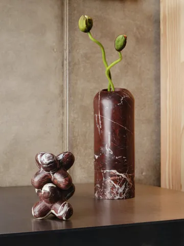Jack decorative object - Flamingo marble, 10x8.5 cm - Tom Dixon