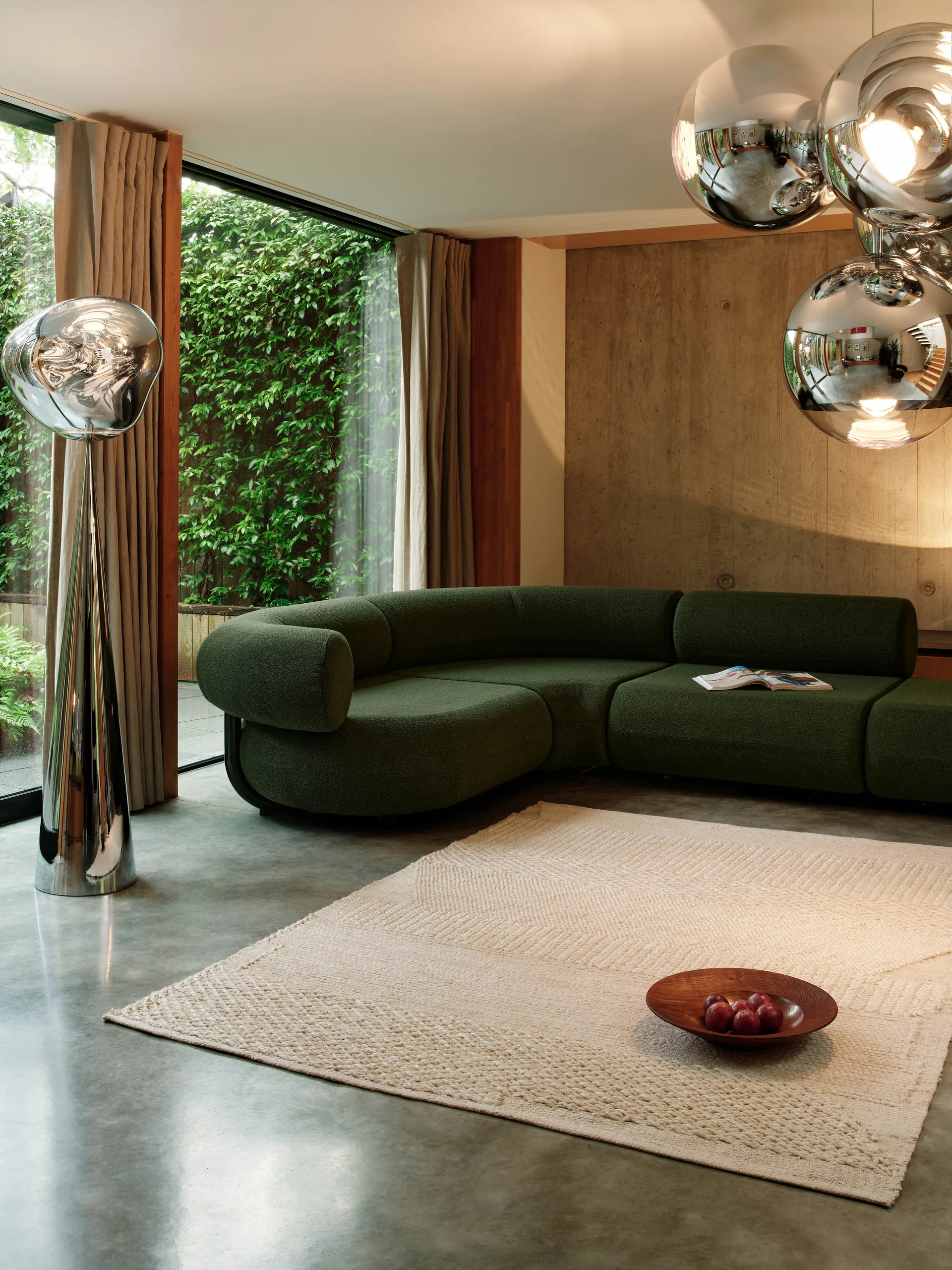 Knotty rug, White 200x300 cm Tom Dixon