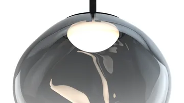 Melt pendant lamp mini LED - Nickel - Tom Dixon