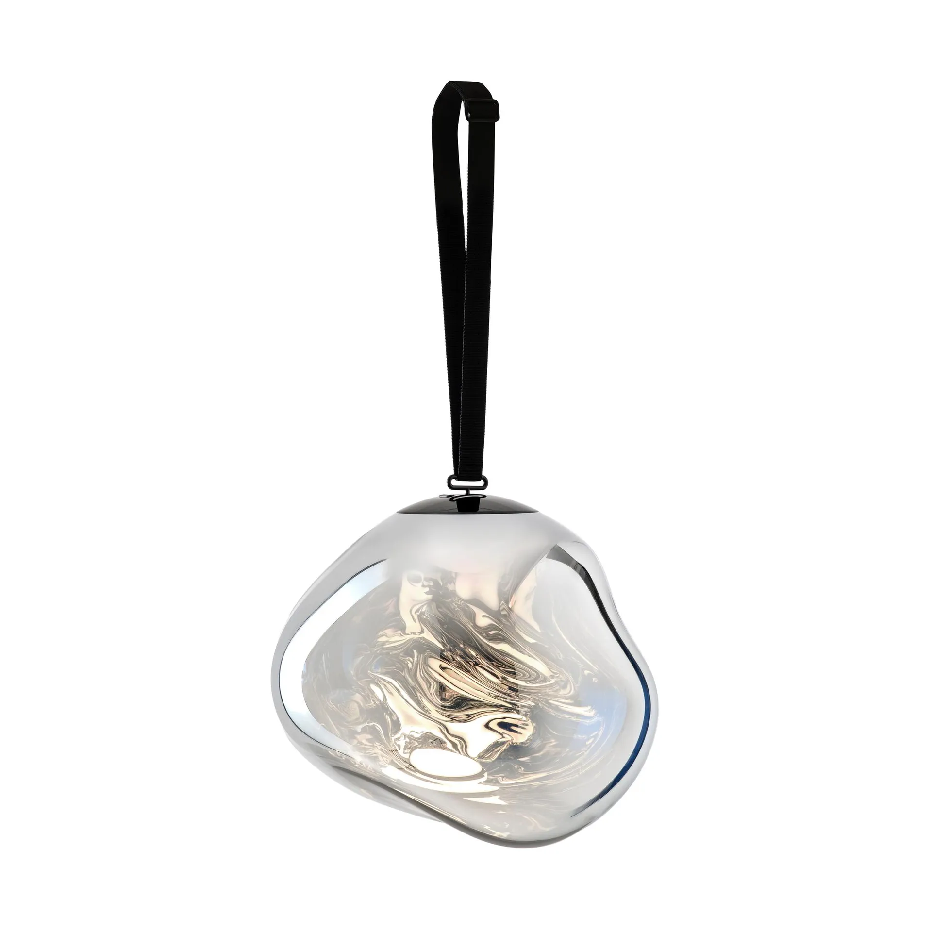 Melt Portable LED Large floor lamp, Silver Tom Dixon