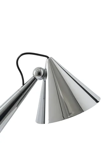 Pose Portable LED table lamp - Silver - Tom Dixon