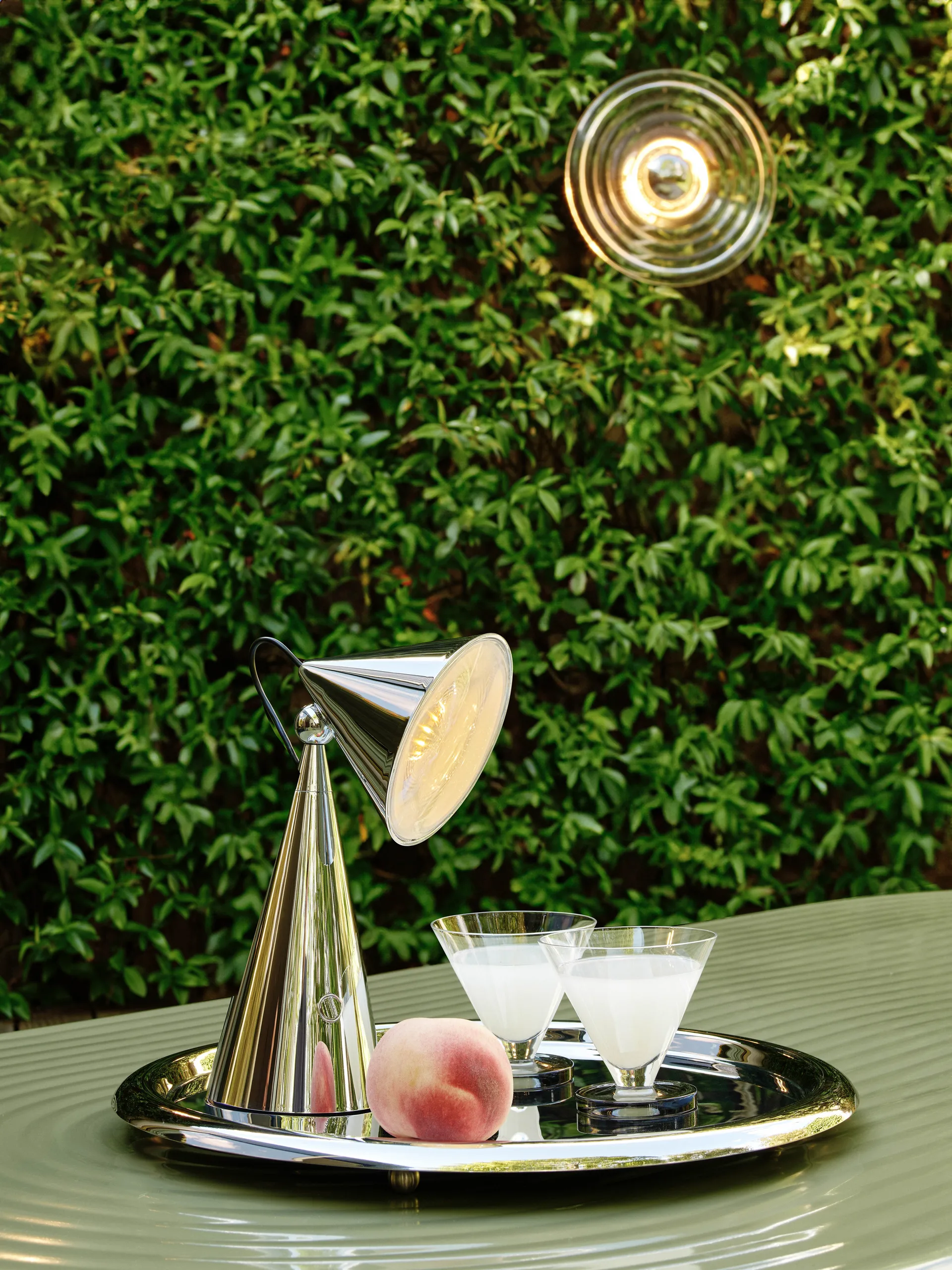Pose Portable LED table lamp, Silver Tom Dixon