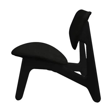 Slab lounge chair upholstered seat - Natural brushed oak-Hallingdal 0180 CMHR - Tom Dixon