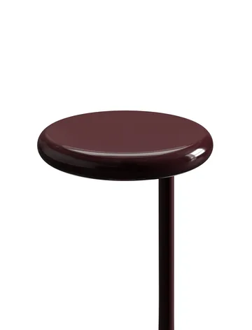Spot side table - Burgundy, Ø55x33 cm - Tom Dixon