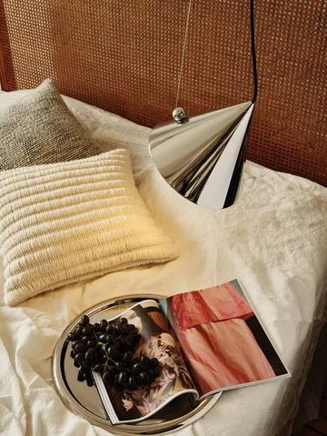 Thread cushion - Black & White, 50x50 cm - Tom Dixon