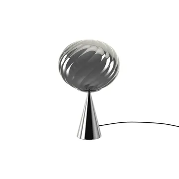 Whirl cone fat table lamp - Silver - Tom Dixon