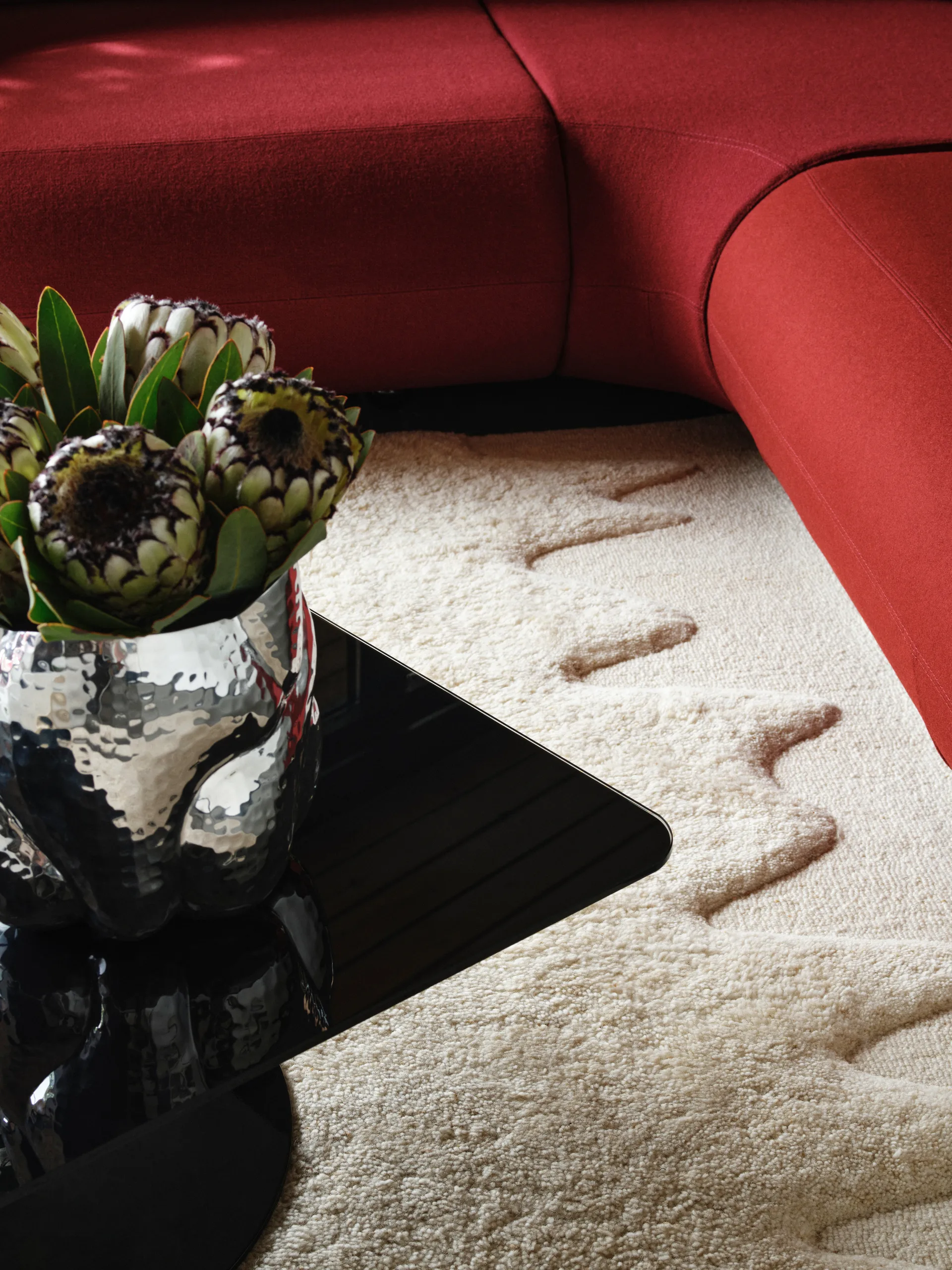 Wobble rug, Natural, 170x240 cm Tom Dixon