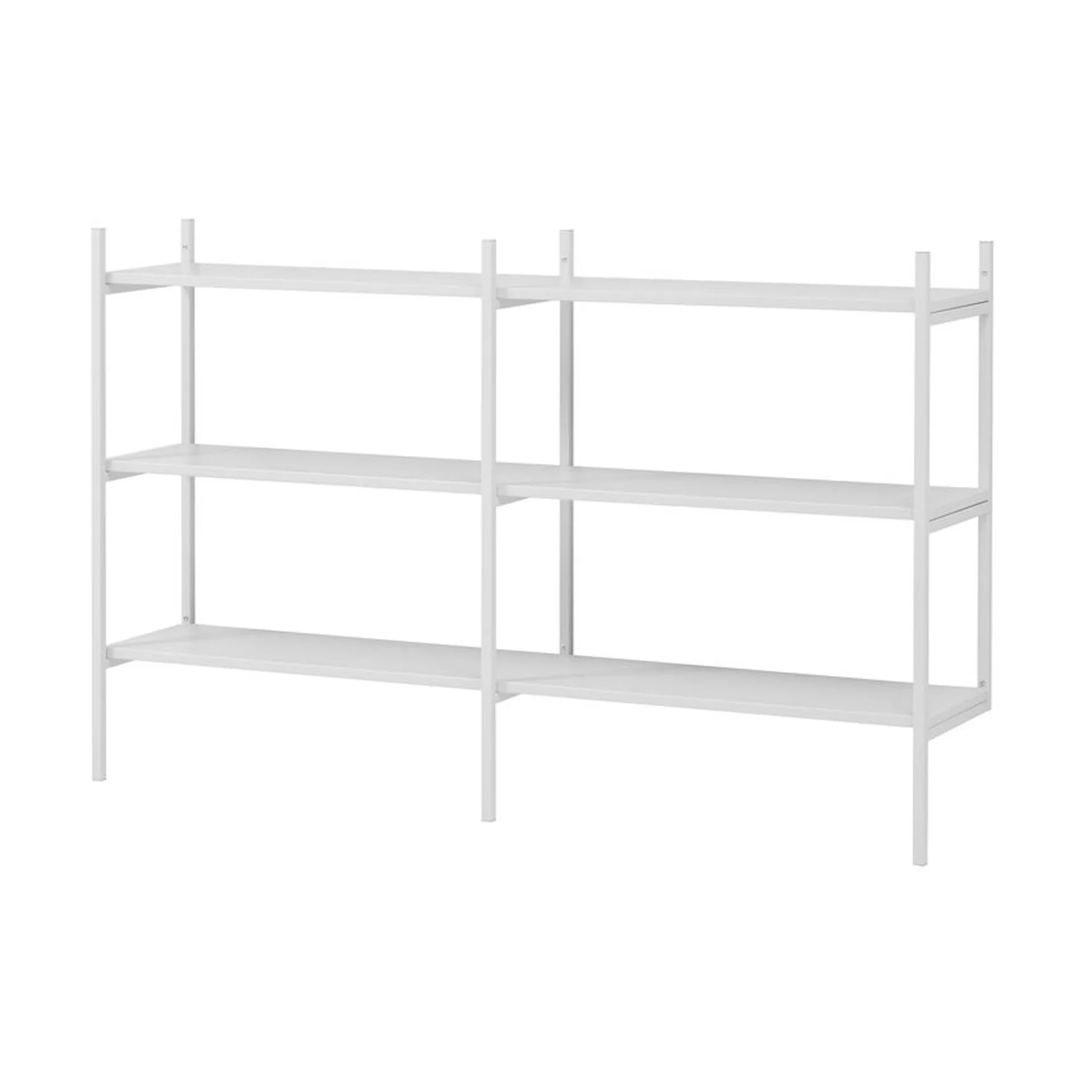 Portal bookcase small, White, 158 cm TÔNN furniture