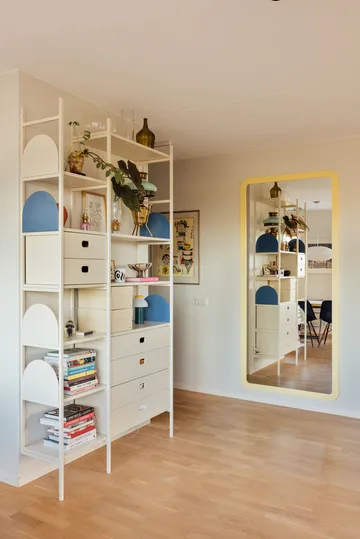 Portal bookshelf 123 cm - Off-white - TÔNN furniture