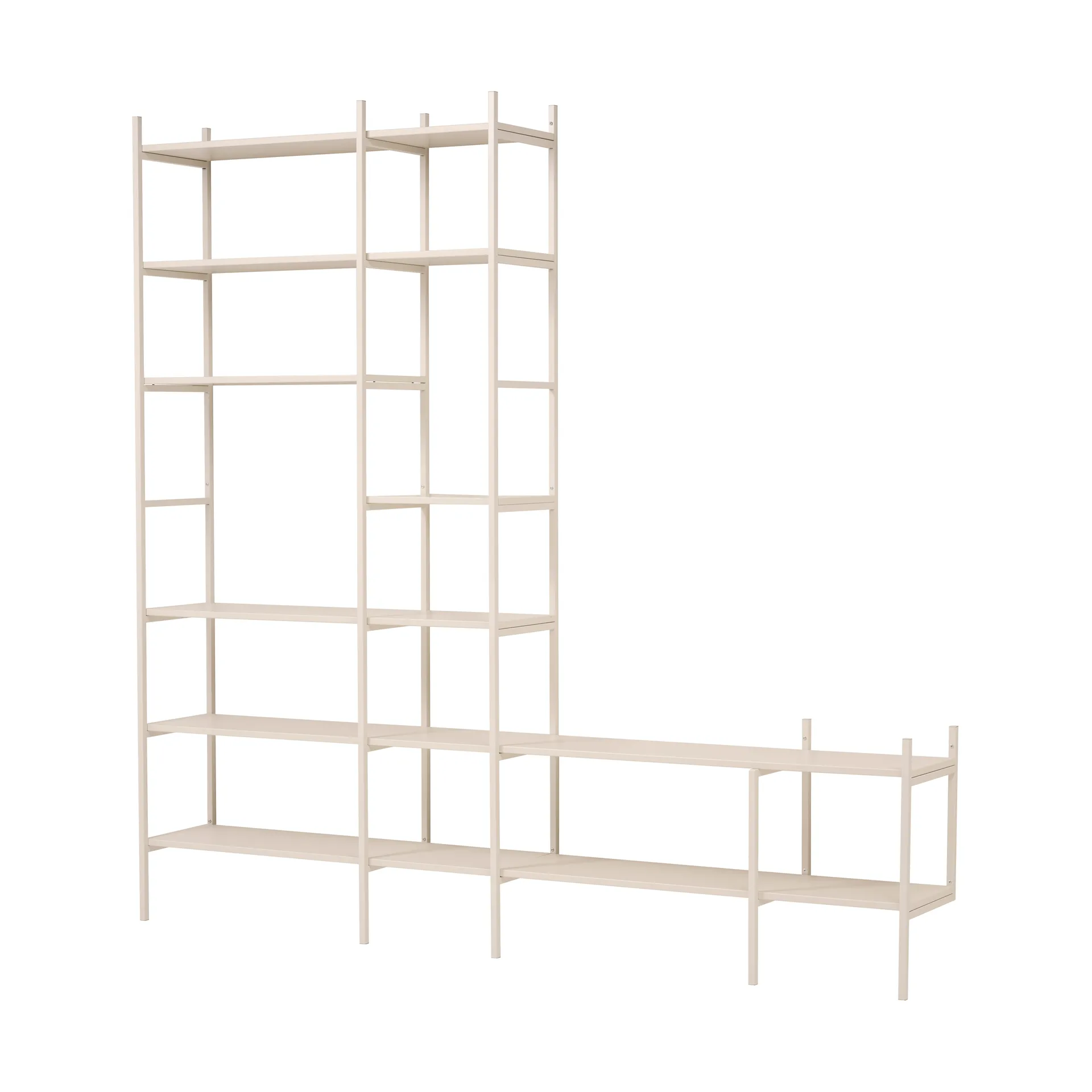 Portal TV shelf, Off white, 244 cm TÔNN furniture